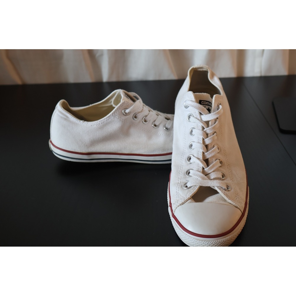 Converse CT Lean Ox White Canvas Low Top Sneakers M10 W11.5 EU44